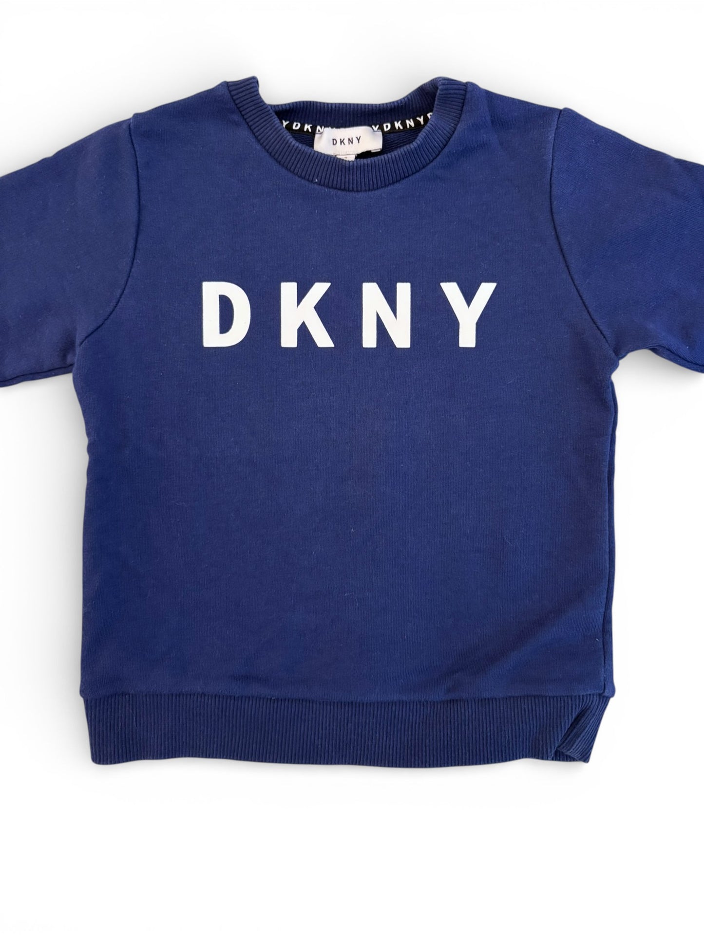 Sweat-shirt DKNY bleu marine avec logo (4 ans)