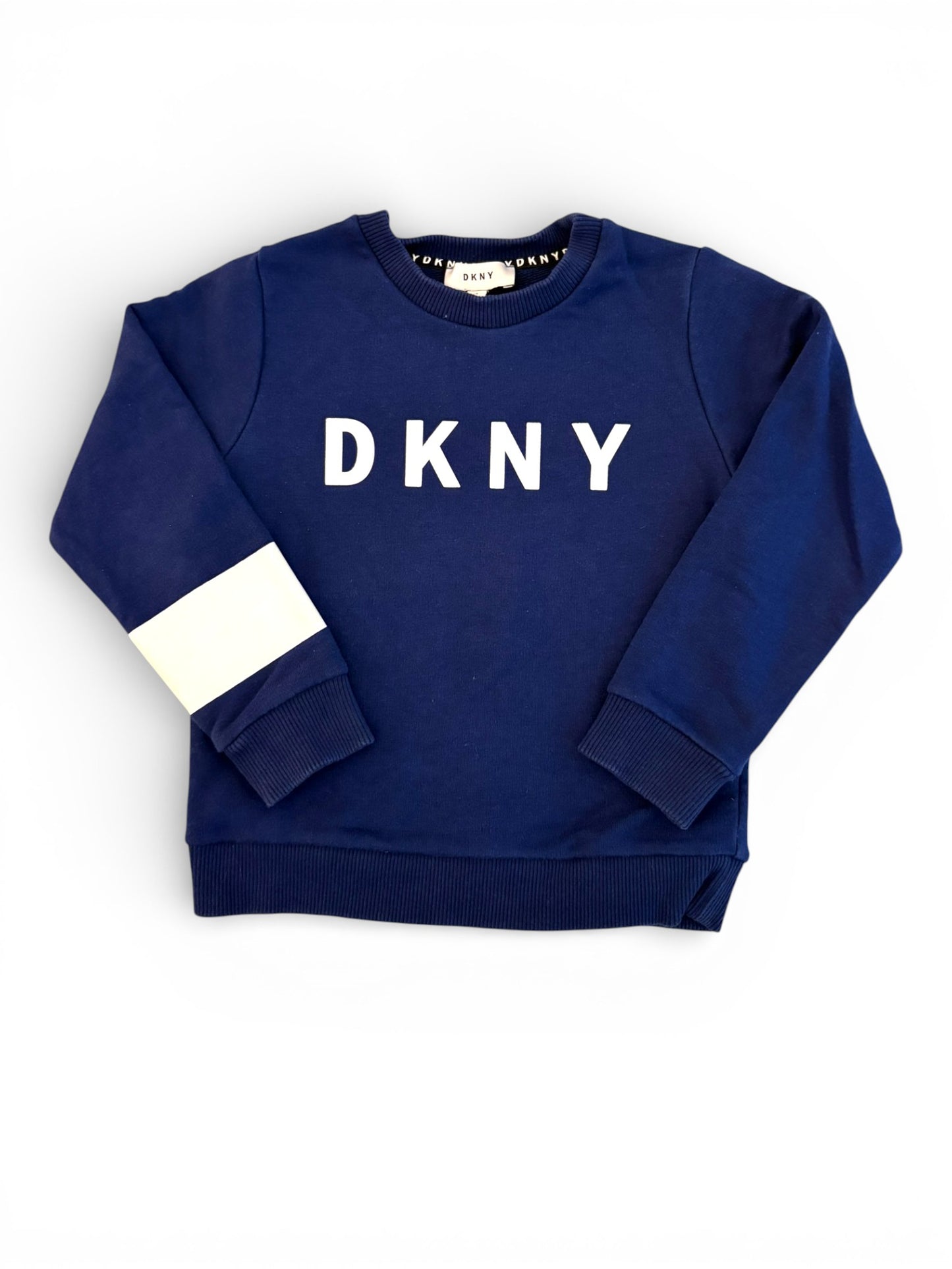 Sweat-shirt DKNY bleu marine avec logo (4 ans)