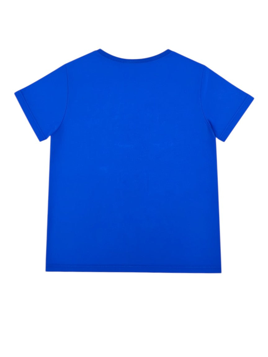 IKKS Blue T-Shirt size 4Y / 104 - second hand baby clothing