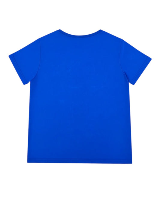 IKKS Blue T-Shirt size 4Y / 104 - second hand baby clothing