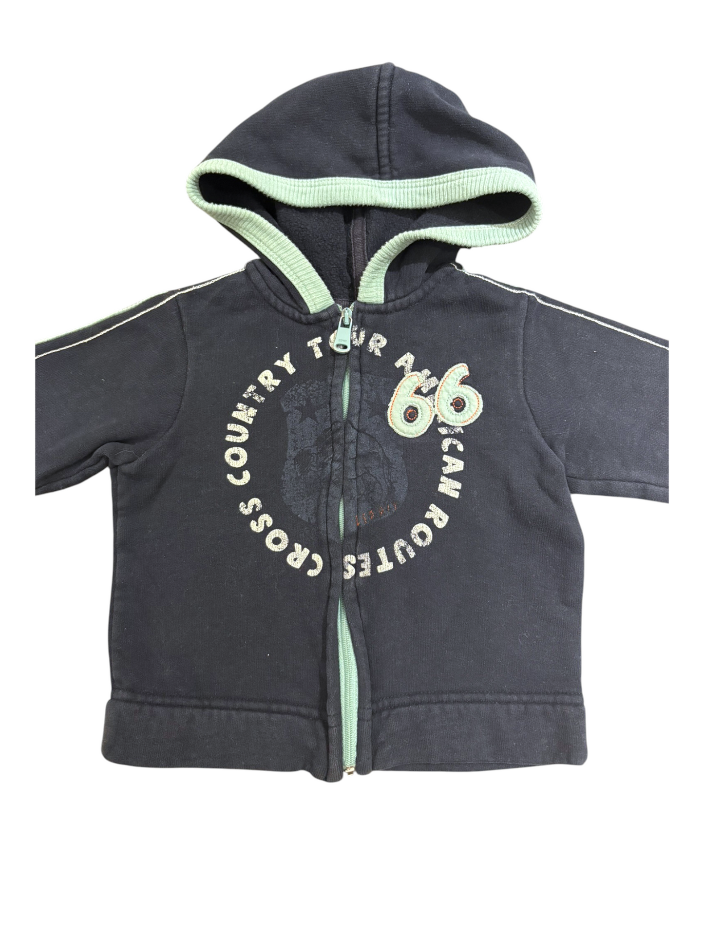 Esprit Boy Navy Zip Hoodie, 12M / 80 - second hand baby clothing