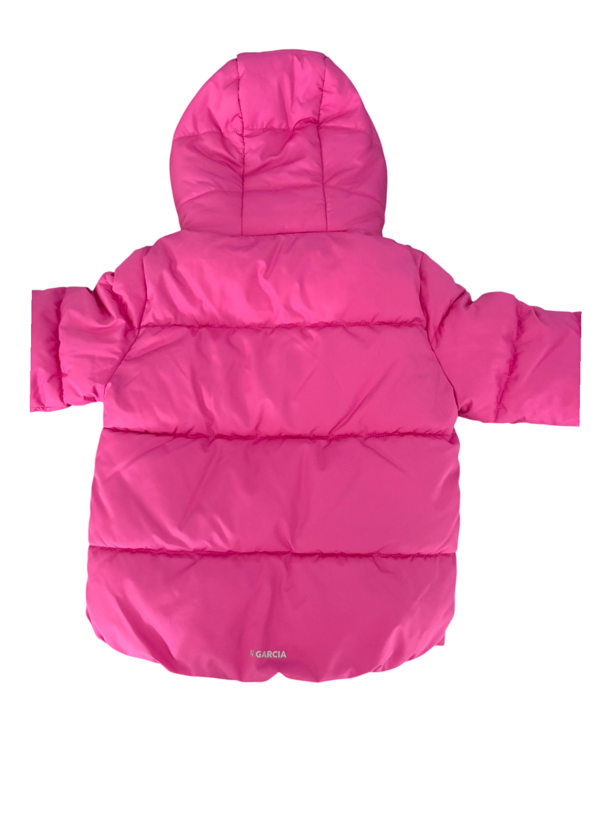 Garcia Girl Pink Hooded Puffer Jacket, 4–7Y