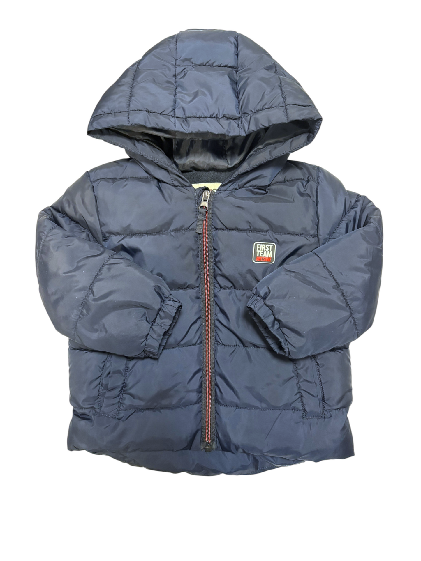 Gémo Boy Navy Patch Padded Puffer Jacket, 24M
