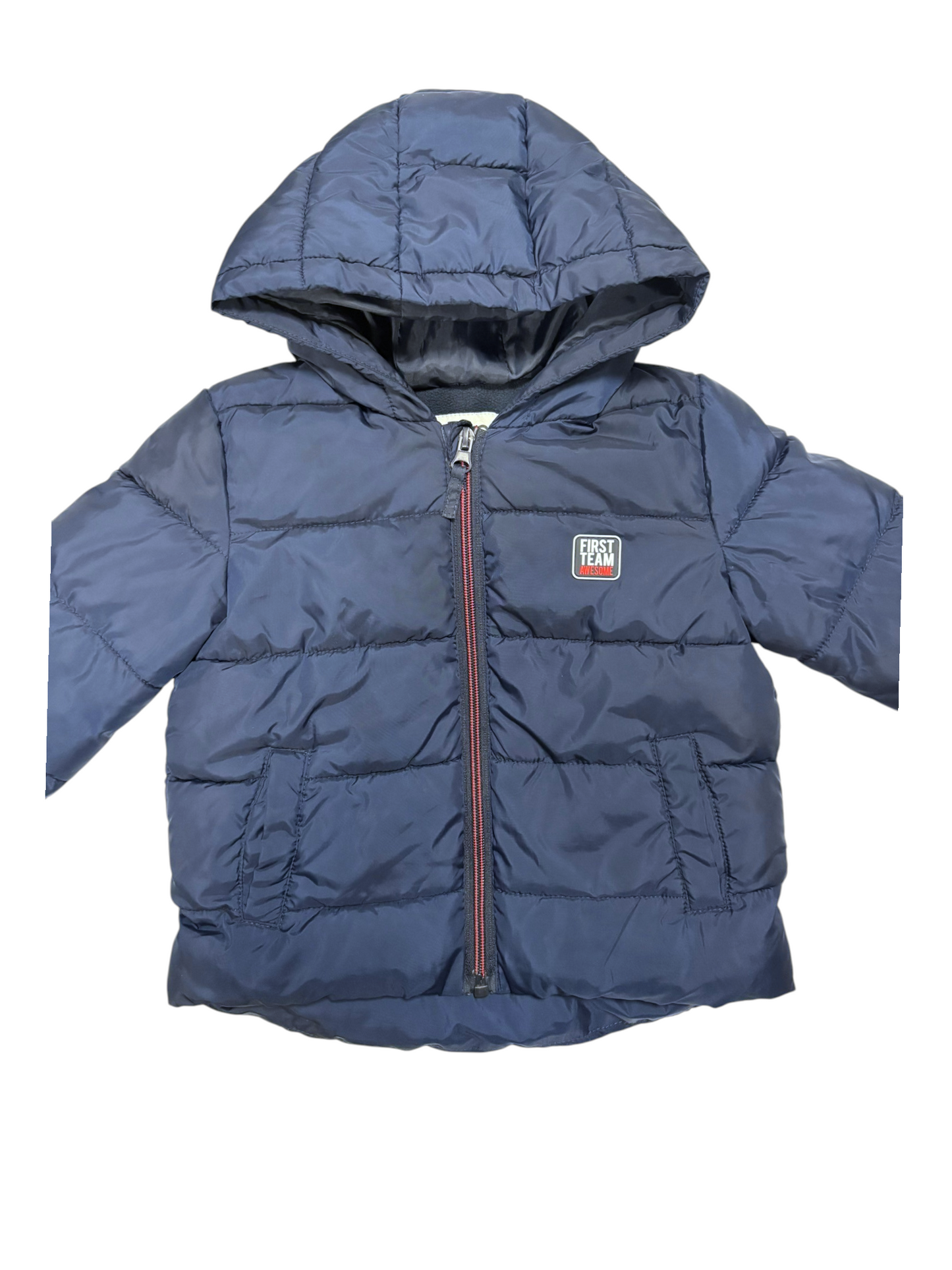 Gémo Boy Navy Patch Padded Puffer Jacket, 24M