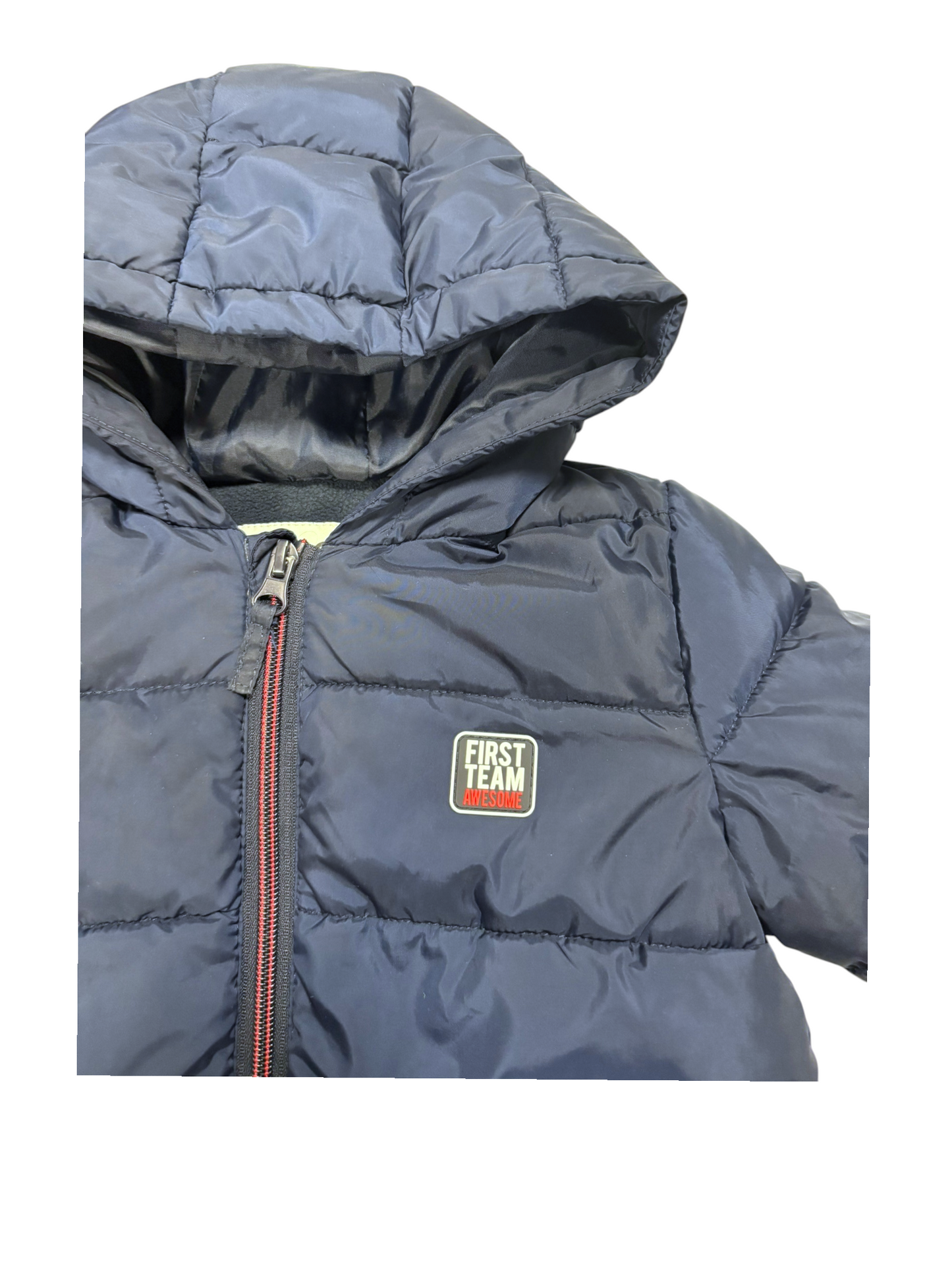 Gémo Boy Navy Patch Padded Puffer Jacket, 24M