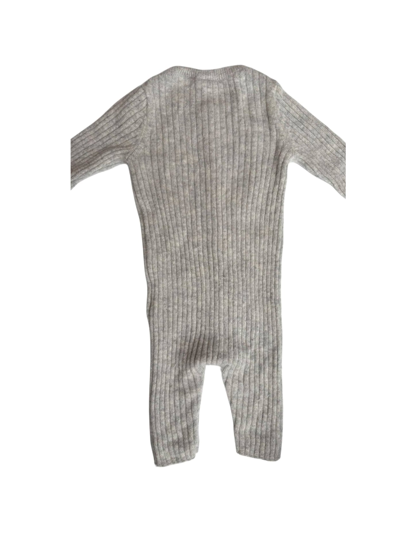 H&M Grey Ribbed Romper (3M)