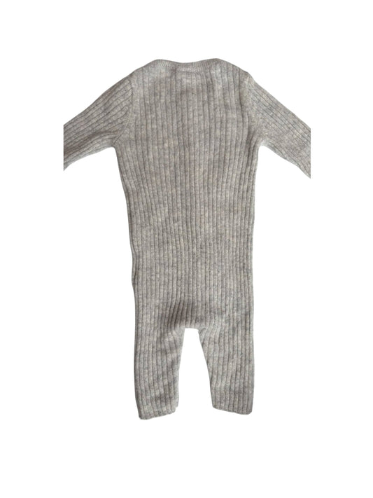 H&M Grey Ribbed Romper (3M)