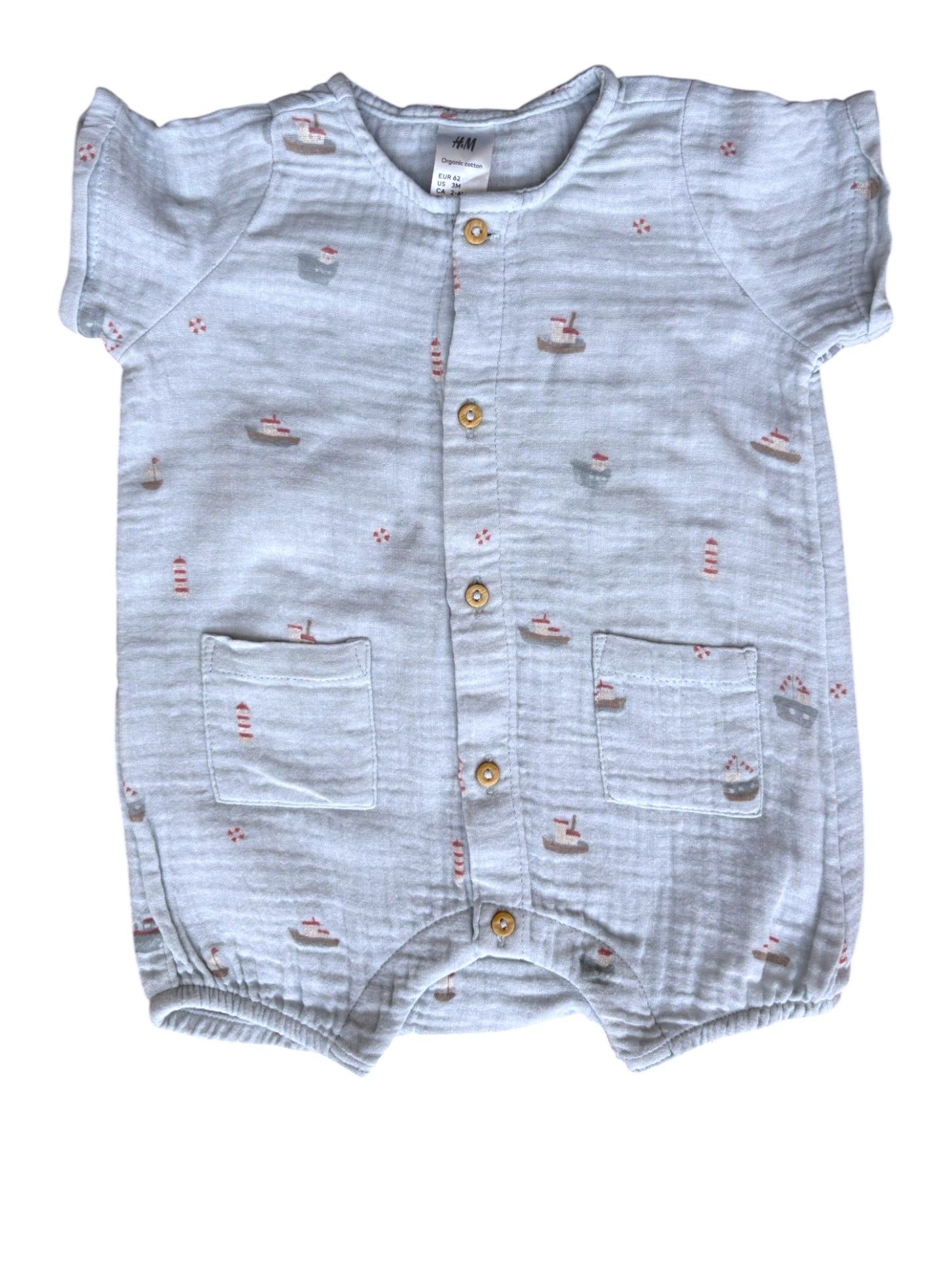 H&M Sailboat Romper (3M)