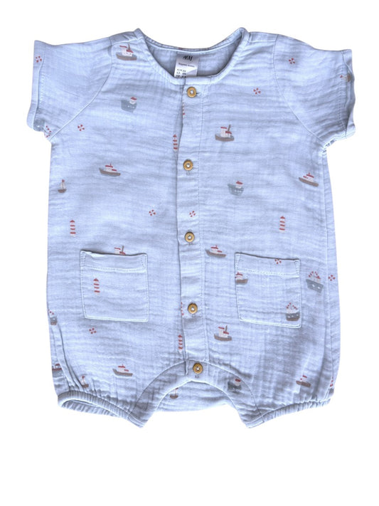 H&M Segelboot-Strampler (3M)