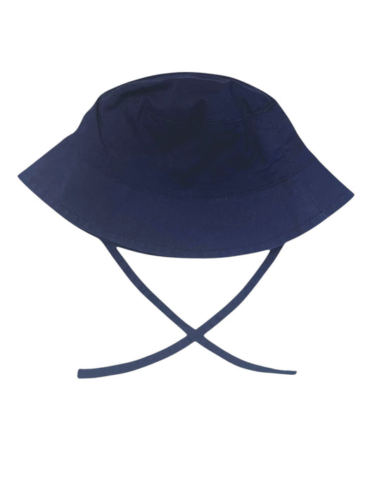 H&M Navy Blue Sunhat size 6M - second hand baby clothing