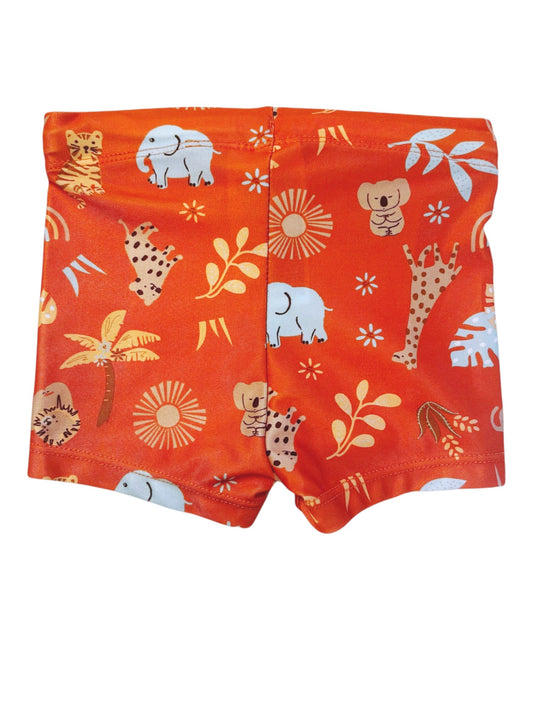 Short de bain H&amp;M avec motif jungle orange (9-12M / 74-80cm)
