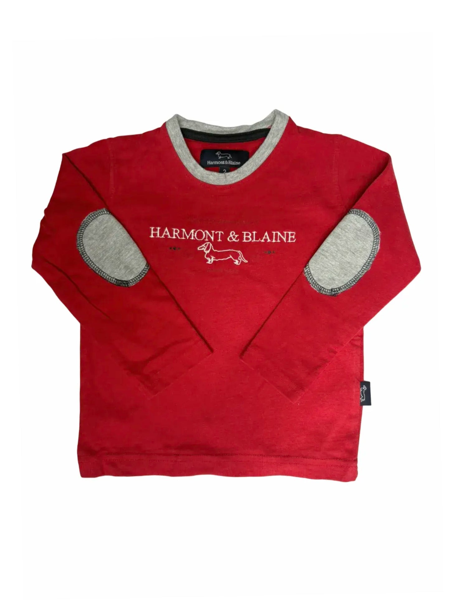 Harmont & Blaine Red Long-Sleeved T-Shirt (2Y)