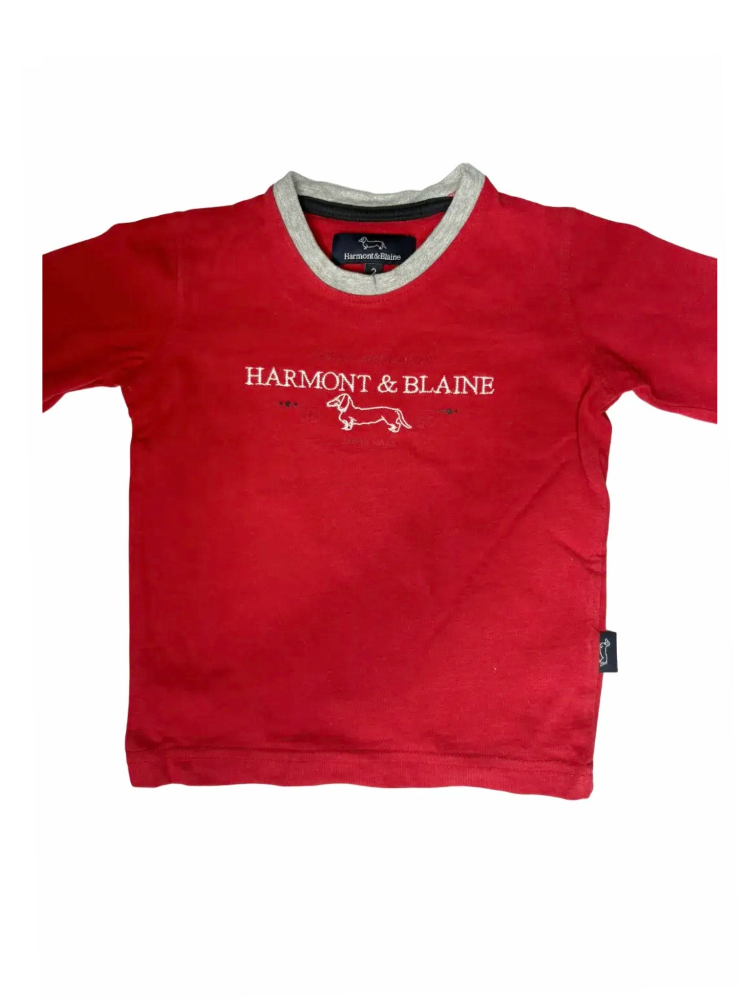 Harmont Blaine Red Long-Sleeved T-Shirt (2Y)