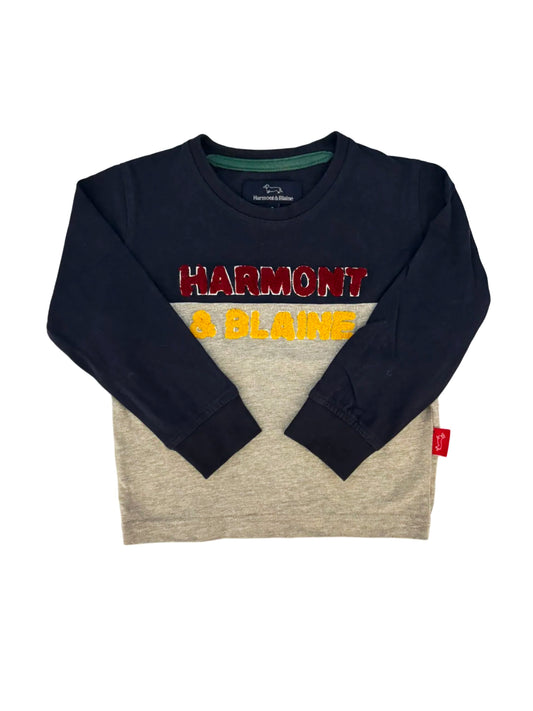 Harmont & Blaine Navy Sweatshirt (2Y)
