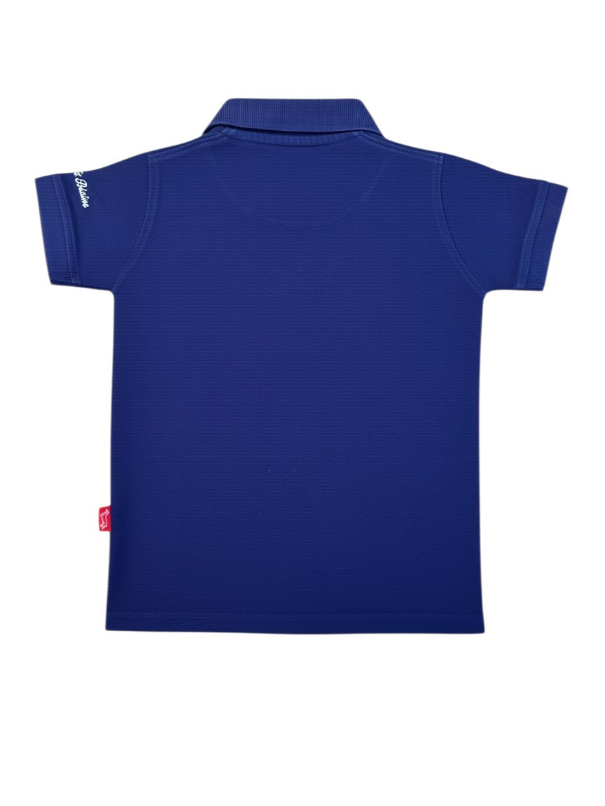 Harmont & Blaine Boys Navy Dachshund Polo Shirt, 4Y - second hand baby clothing