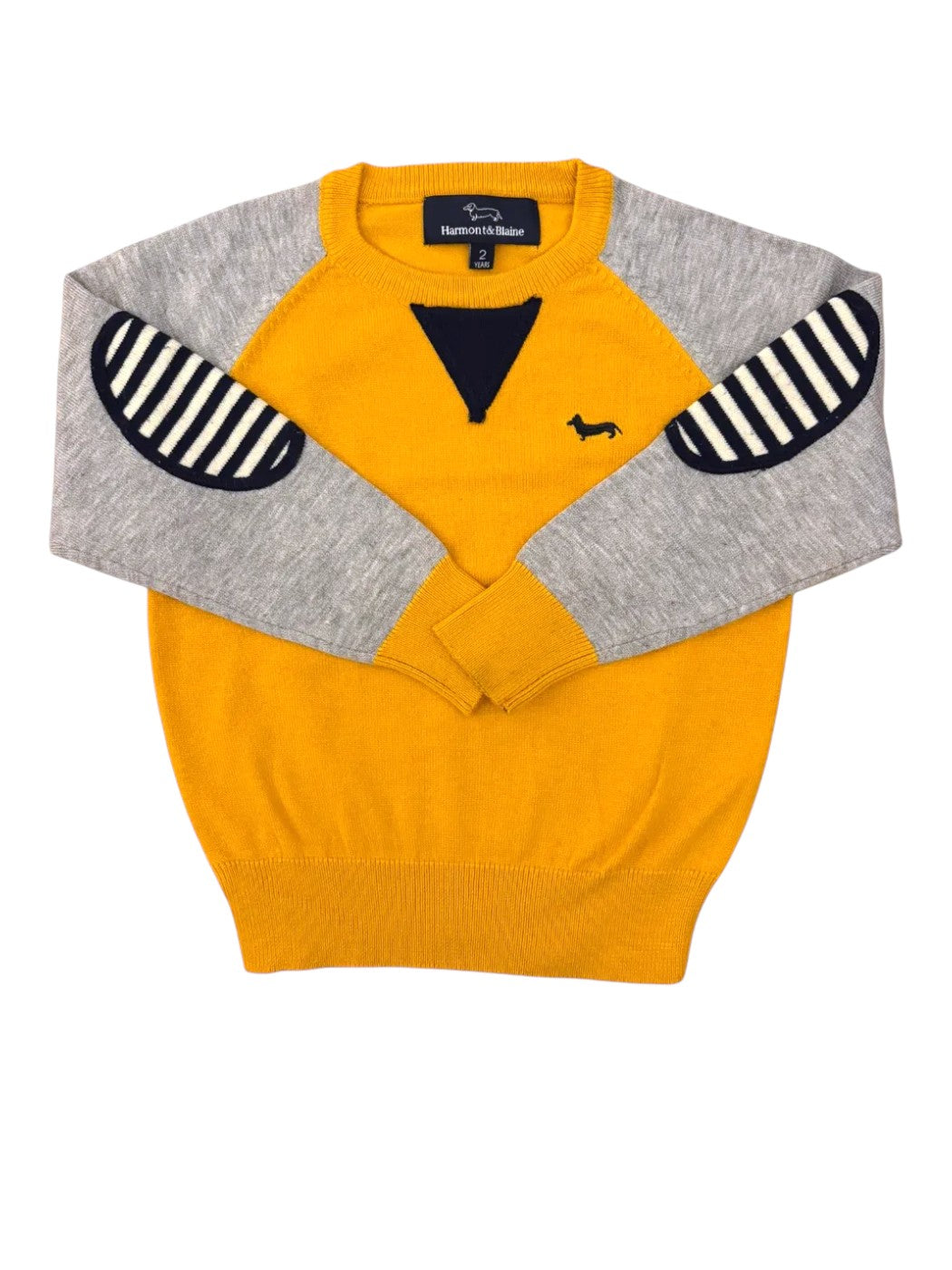 Harmont & Blaine Colorblock Sweater size 2Y - second hand baby clothing