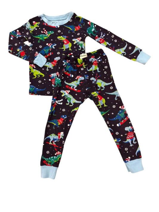 Hatley Dinosaur Christmas Pajamas (2Y) - second hand baby clothing