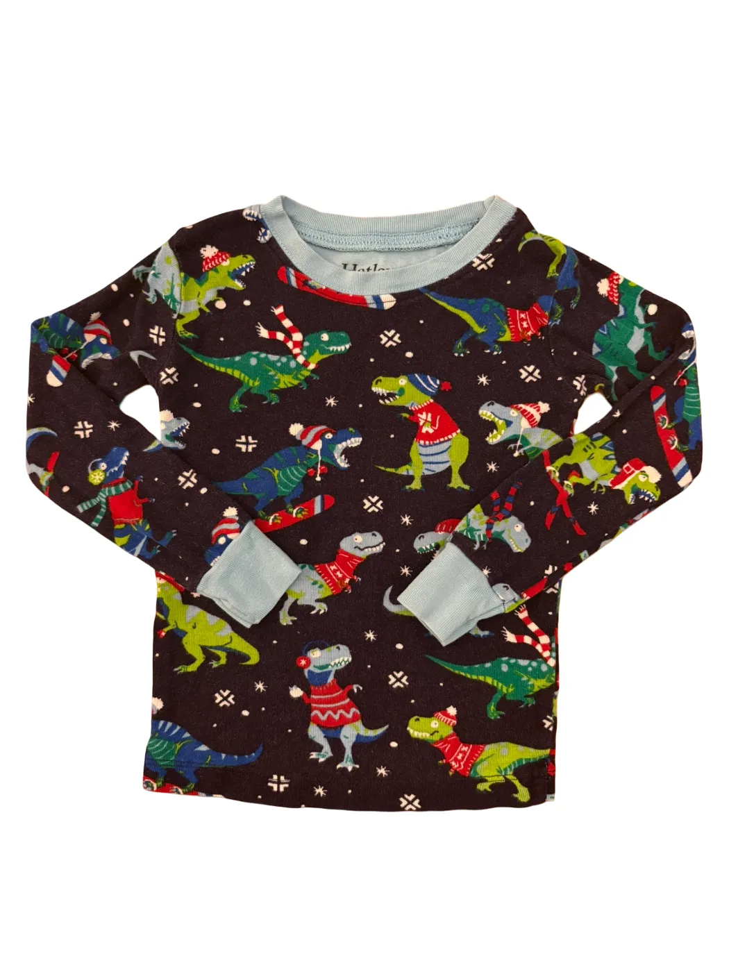 Hatley Dinosaur Christmas Pajamas (2Y)