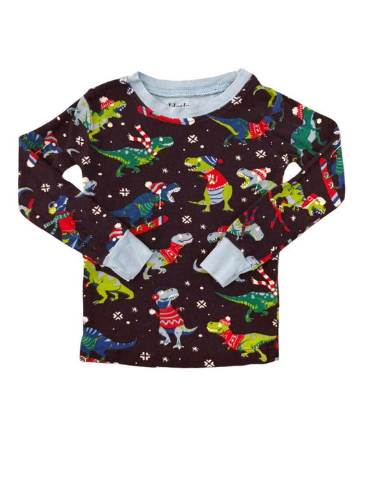 Hatley Dinosaur Christmas Pajamas (2Y) - second hand baby clothing