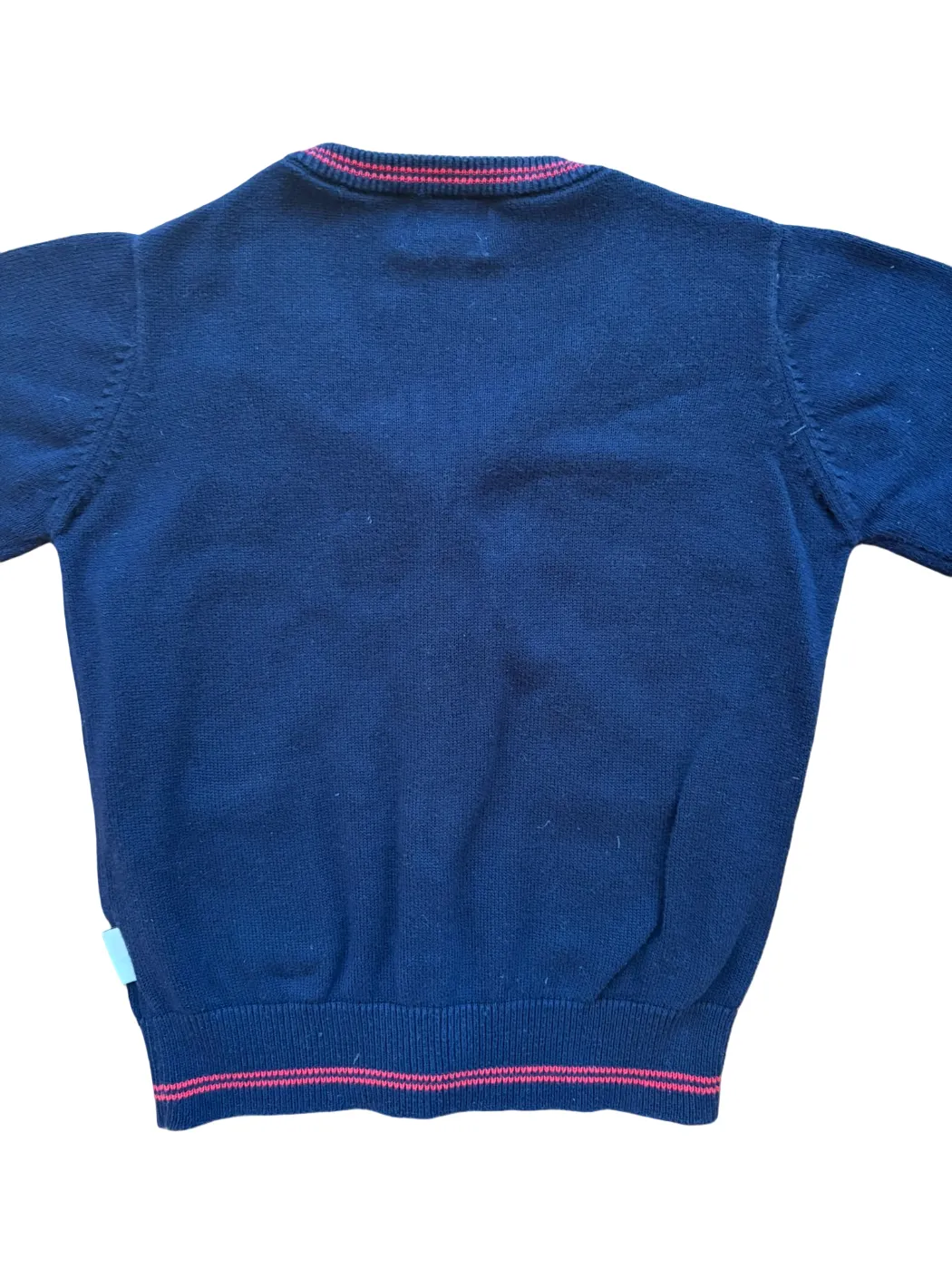 Gilet boutonné bleu marine Henry Cotton (3 ans)