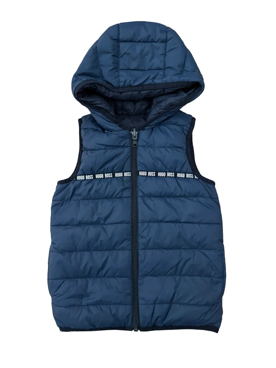 Hugo Boss Reversible Navy Puffer Vest (4Y / 104)