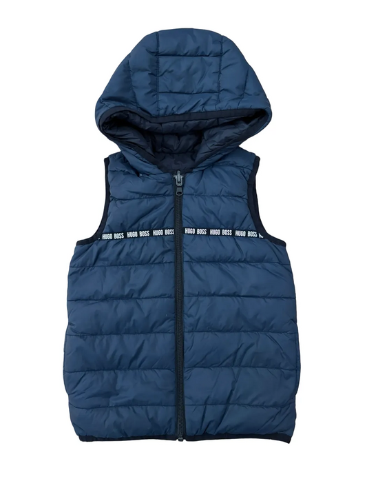 Hugo Boss Reversible Navy Puffer Vest (4Y / 104)