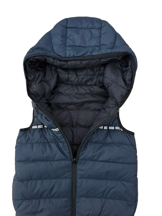 Hugo Boss Reversible Navy Puffer Vest (4Y / 104)