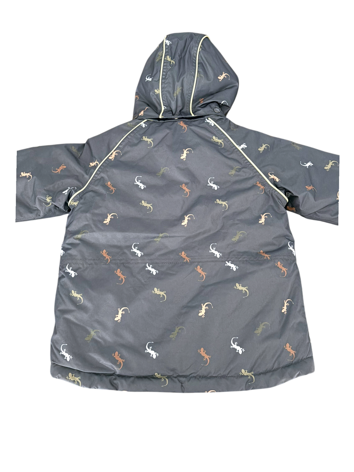 Hust and Claire Boy Navy Lizard Print Padded Jacket, 3–4Y, 6Y