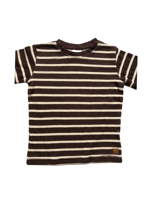 Hust & Claire Brown Striped Long-Sleeved T-Shirt (3Y)