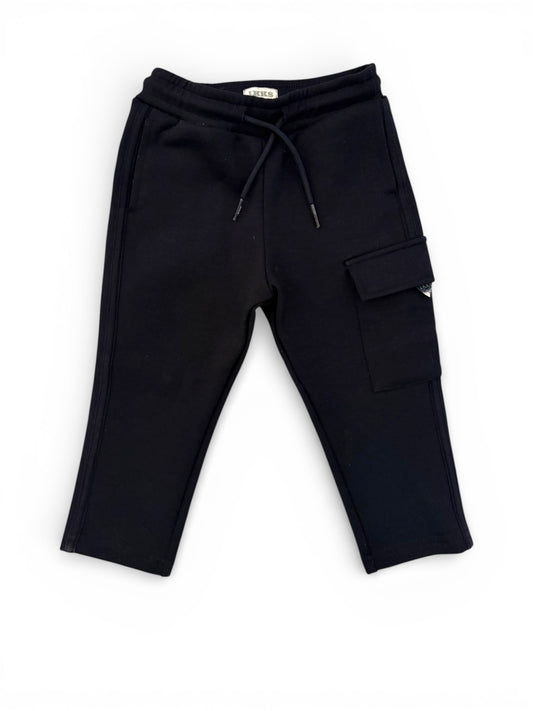 IKKS Black Cargo Joggers (18M)
