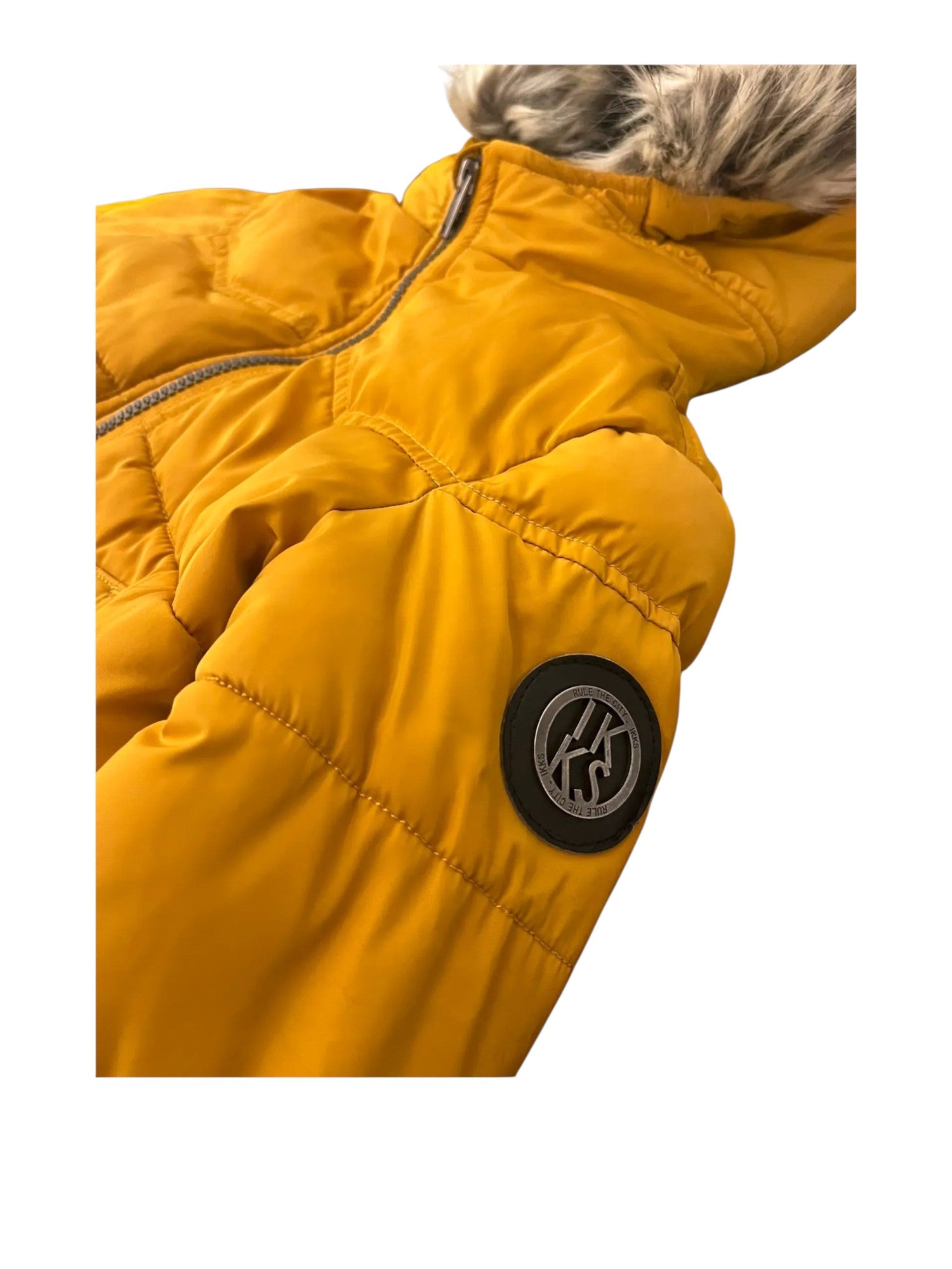 IKKS Mustard Jacket (3Y) - second hand baby clothing