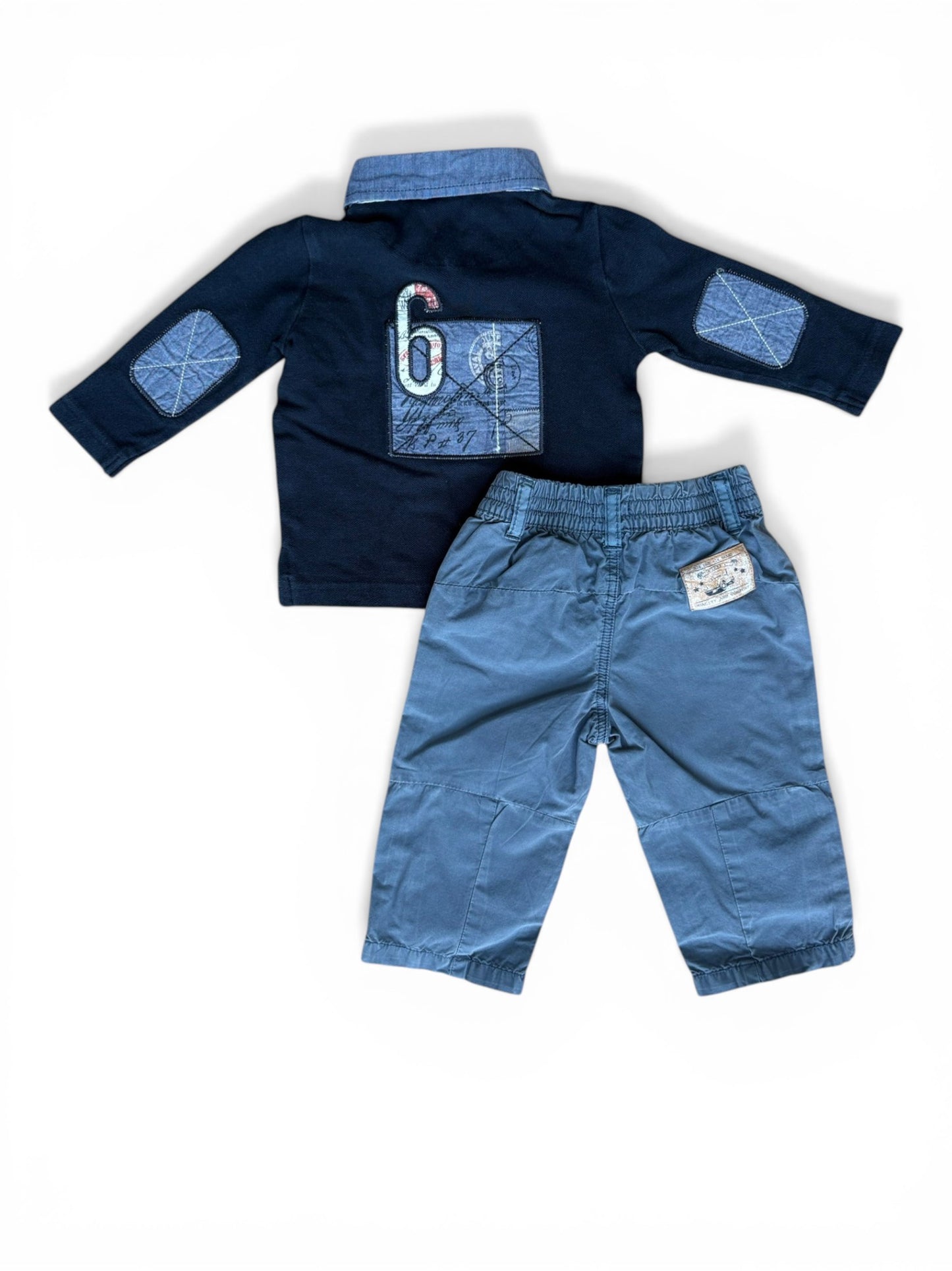 IKKS Navy Blue Outfit (6M)