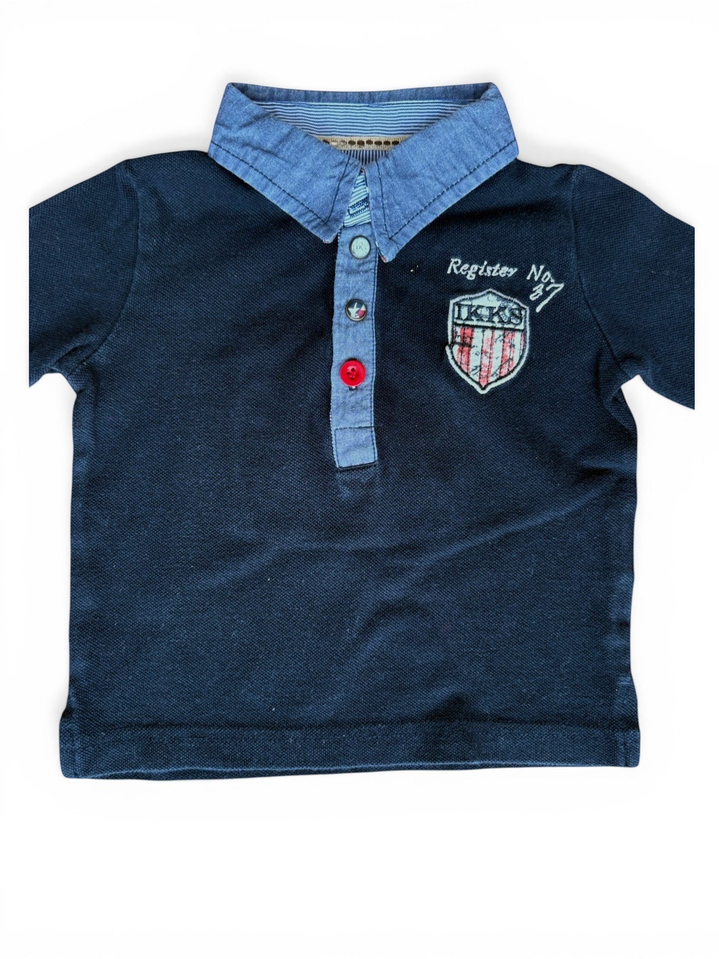IKKS Navy Blue Outfit (6M)