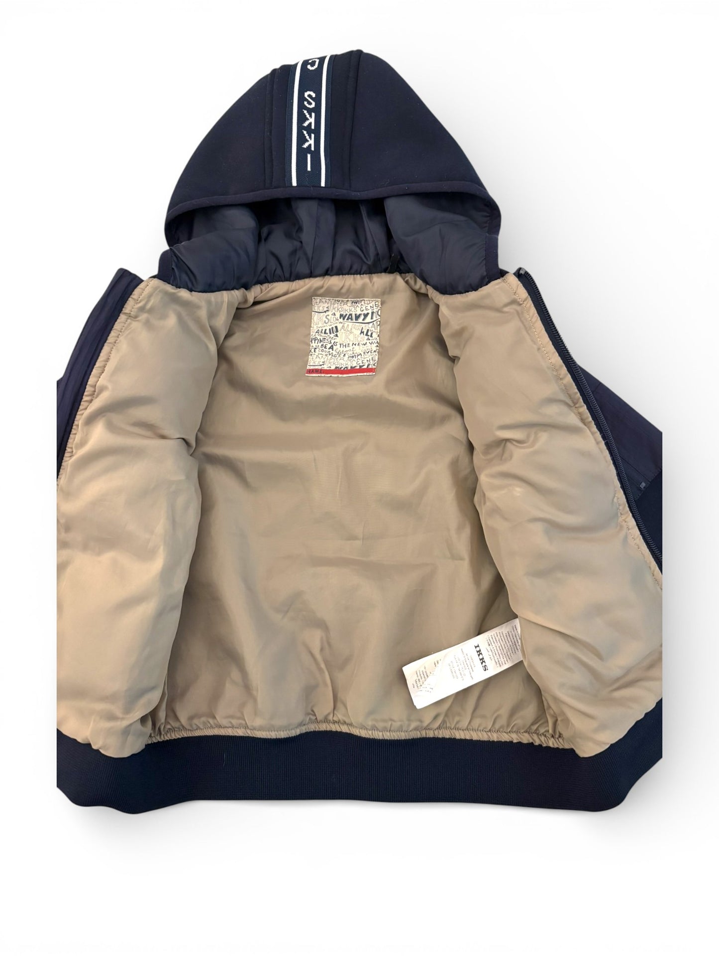 IKKS Navy Padded Jacket size 4Y - second hand baby clothing