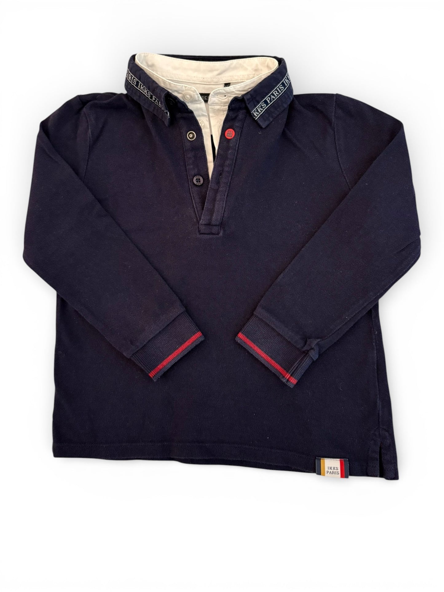 IKKS Navy Polo with Dickey Collar (4Y / 104)