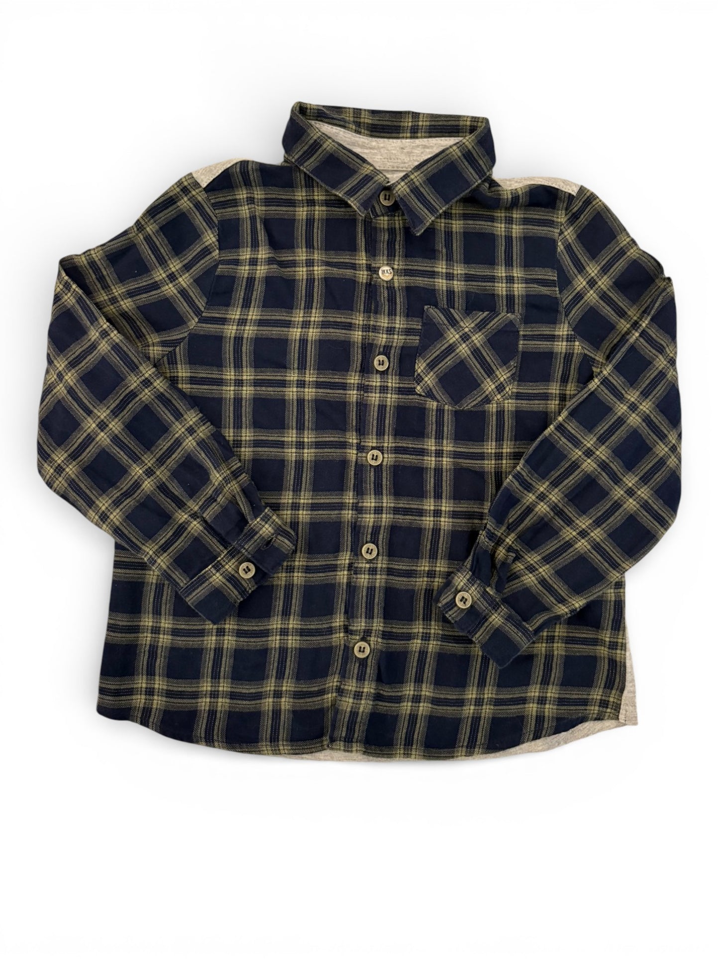 Chemise à carreaux IKKS avec motif au dos (3Y / 98)