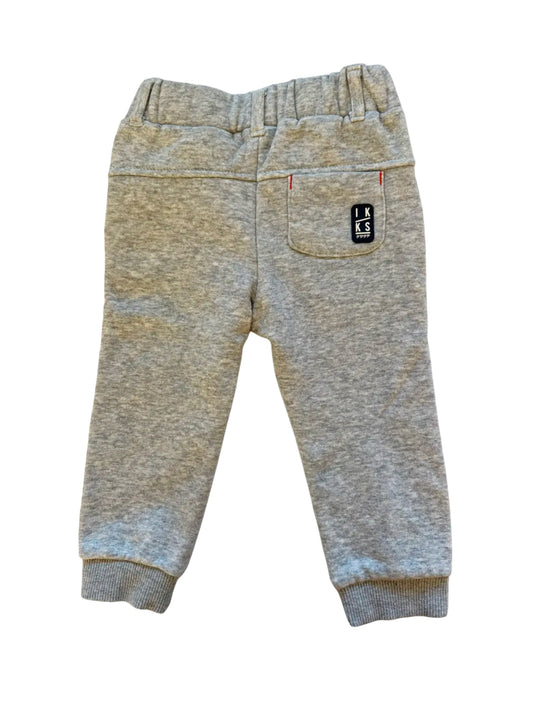 IKKS Grey Embroidered Sweatpants (12M)