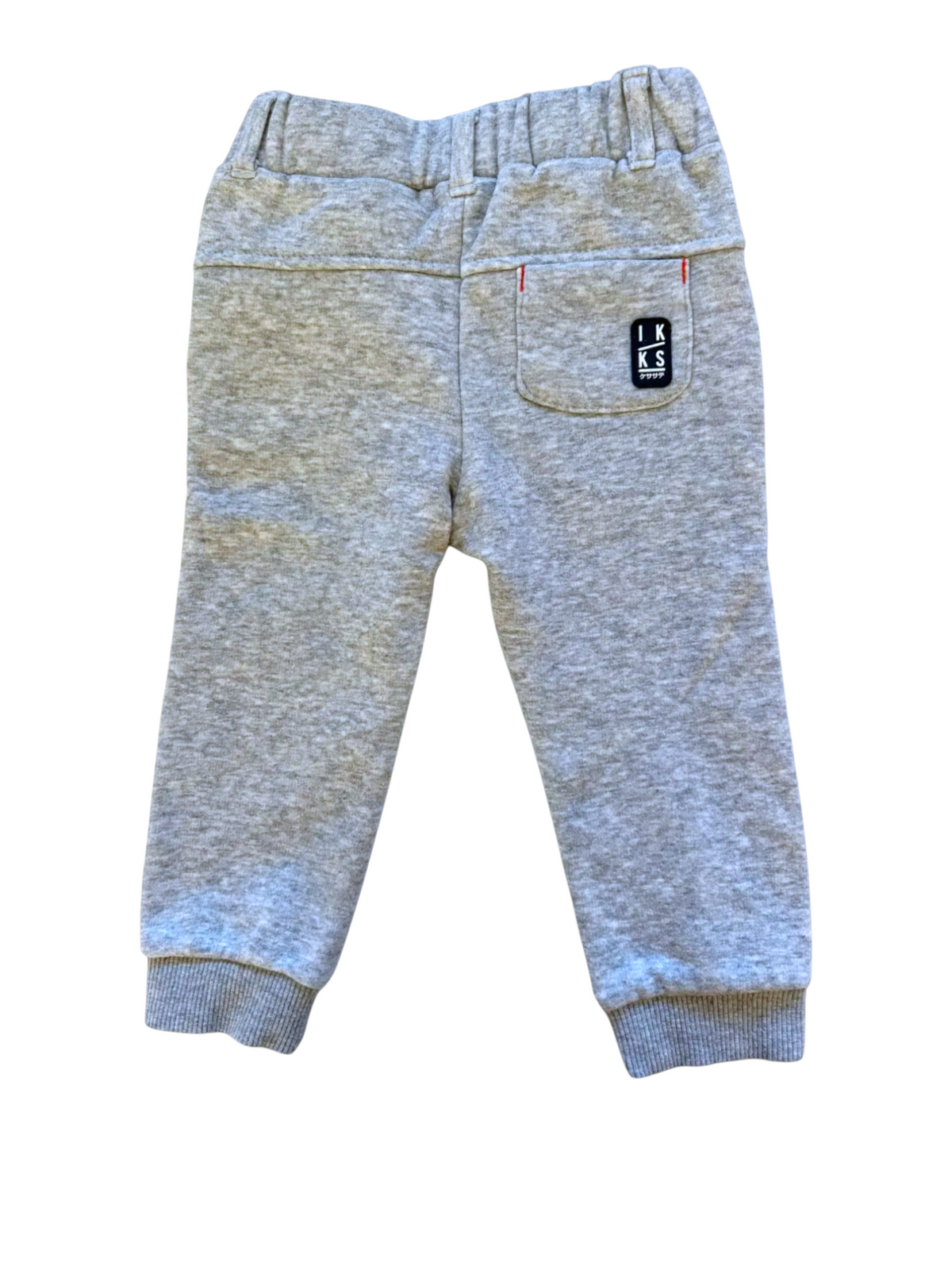 IKKS Grey Embroidered Sweatpants size 12M - second hand baby clothing