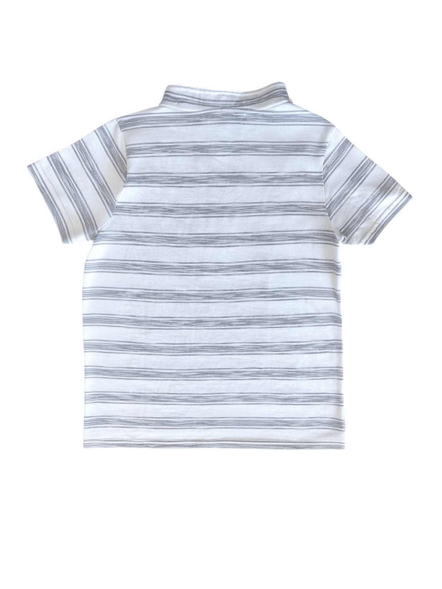 IKKS White & Grey Top (6Y)