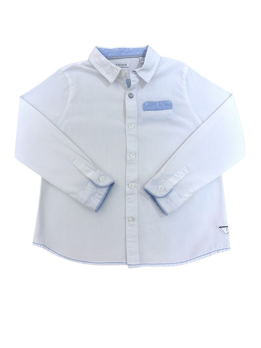 IKKS White Long-Sleeve Shirt (3Y / 98)