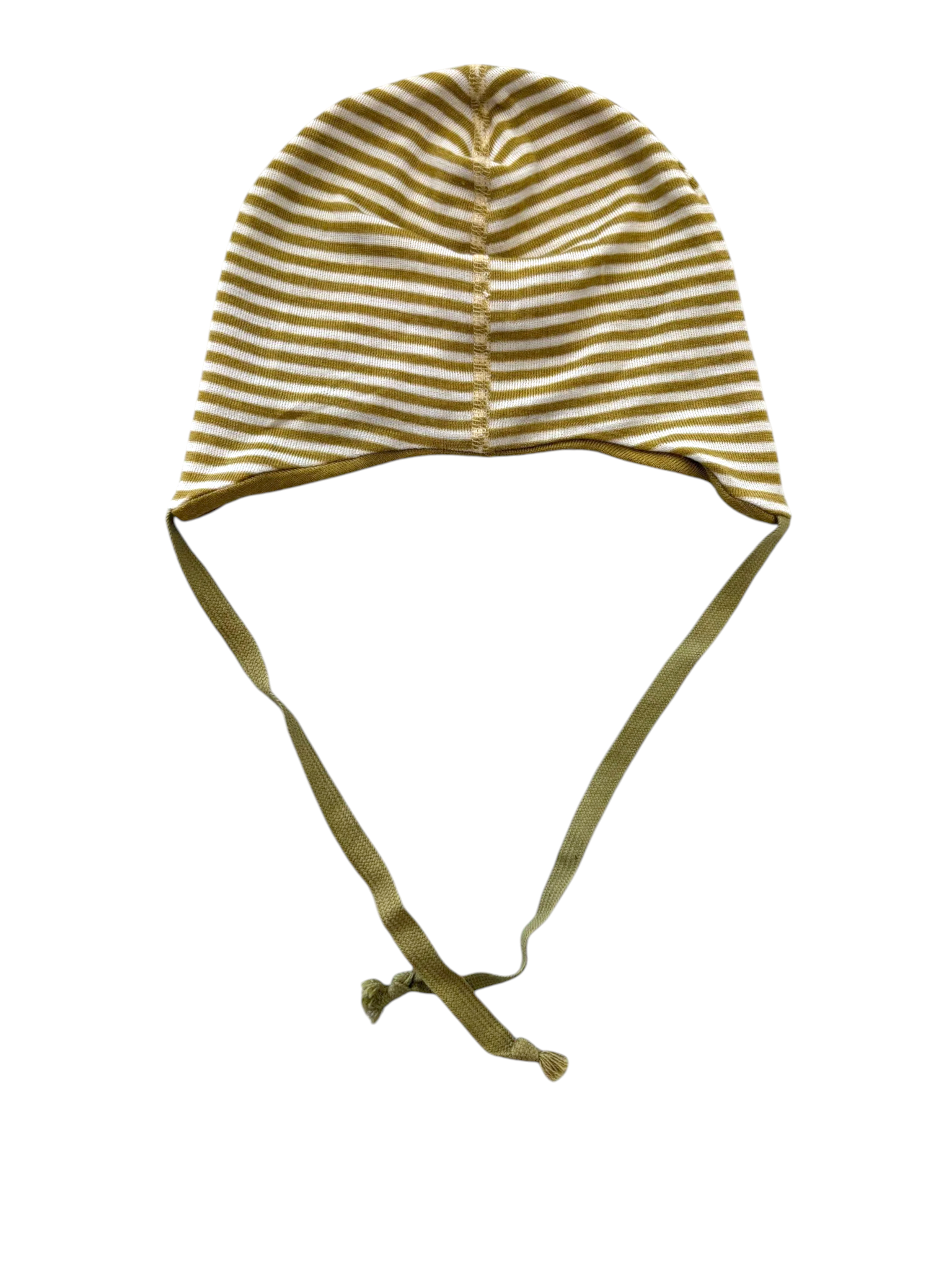 Pickapooh Unisex Mustard Striped Hat & Snood Set, 48