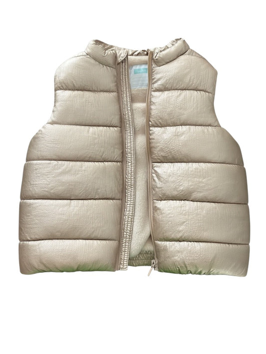 Obaïbi Gold Puffer Gilet size 3Y / 98 - second hand baby clothing