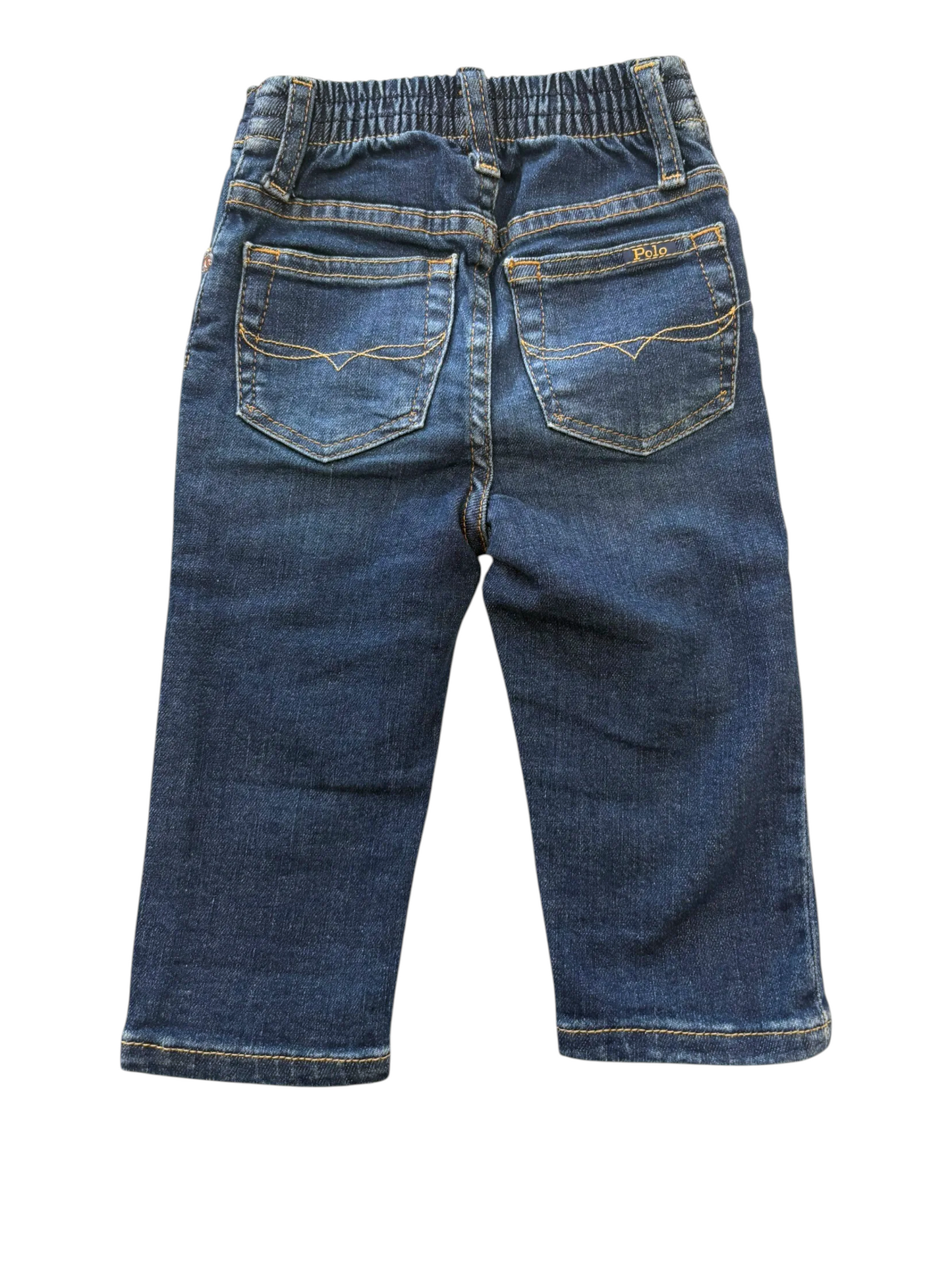 Polo Ralph Lauren Boy Dark Wash Jeans, 12M / 80