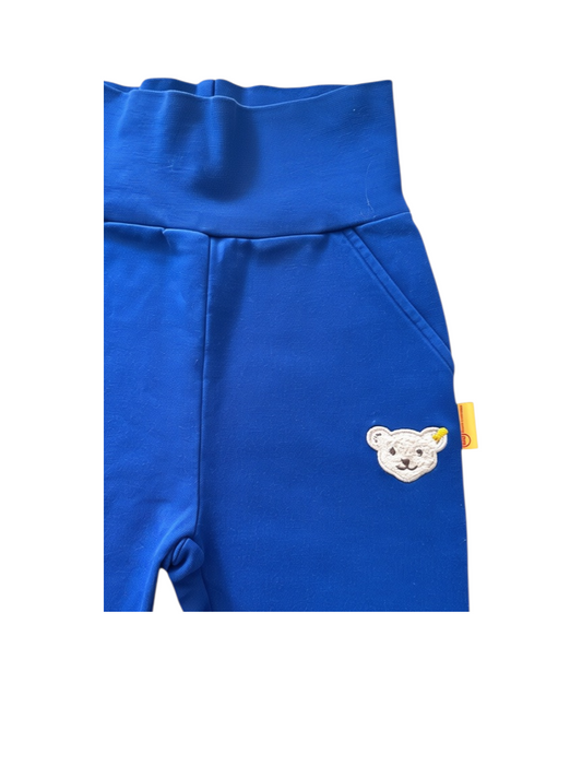 Steiff Boy Blue Bear Joggers, 6-9M / 74