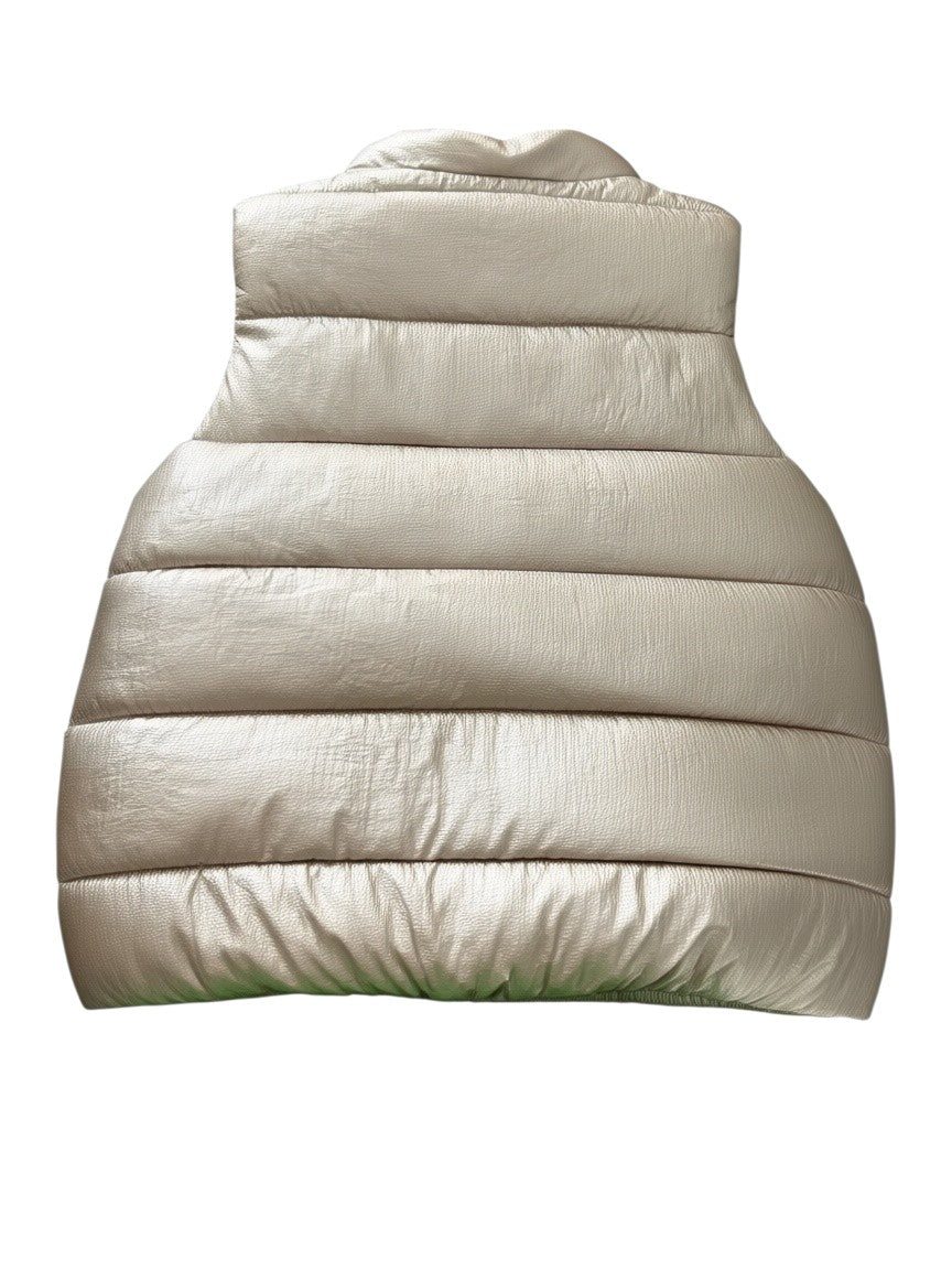 Obaïbi Gold Puffer Gilet size 3Y / 98 - second hand baby clothing
