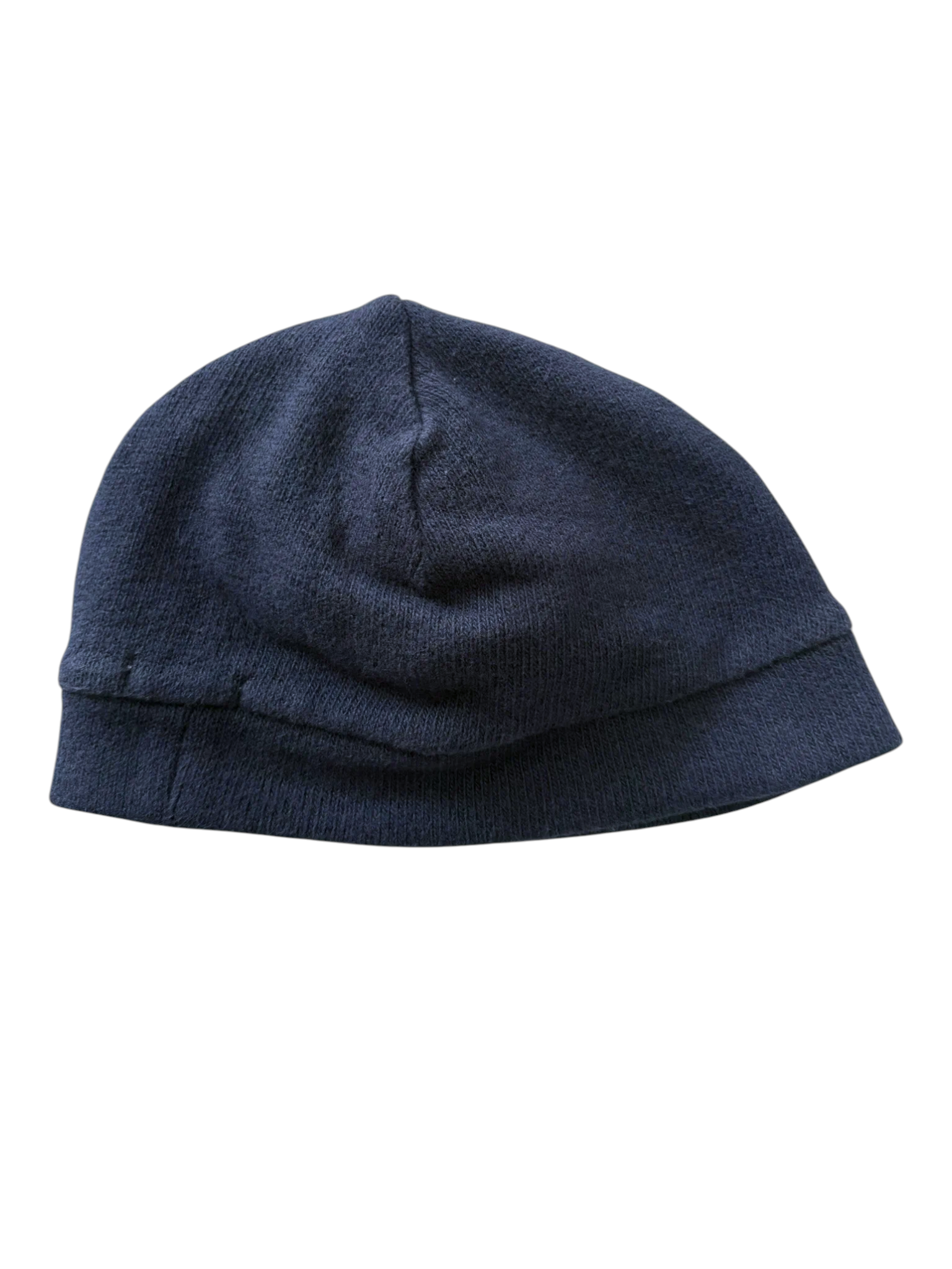 Gymp Girl Navy Pom Pom Knit Bonnet & Scarf Set, 46cm - second hand baby clothing