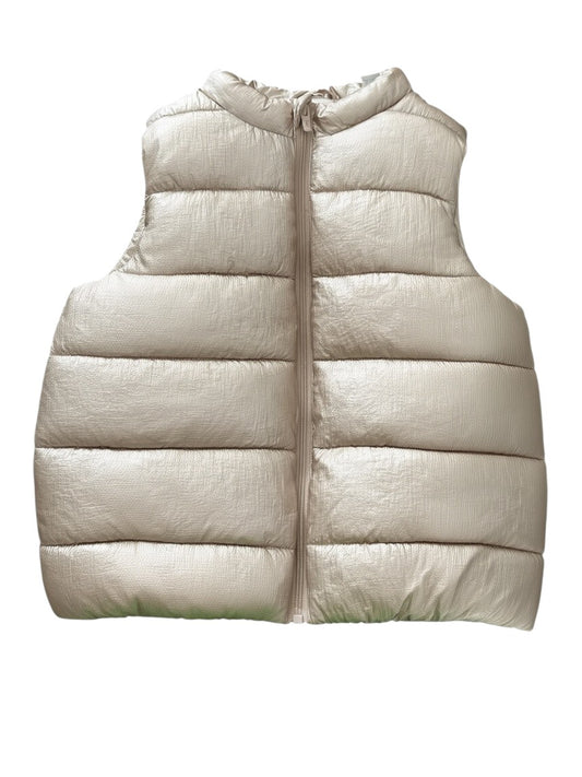 Obaïbi Gold Puffer Gilet size 3Y / 98 - second hand baby clothing