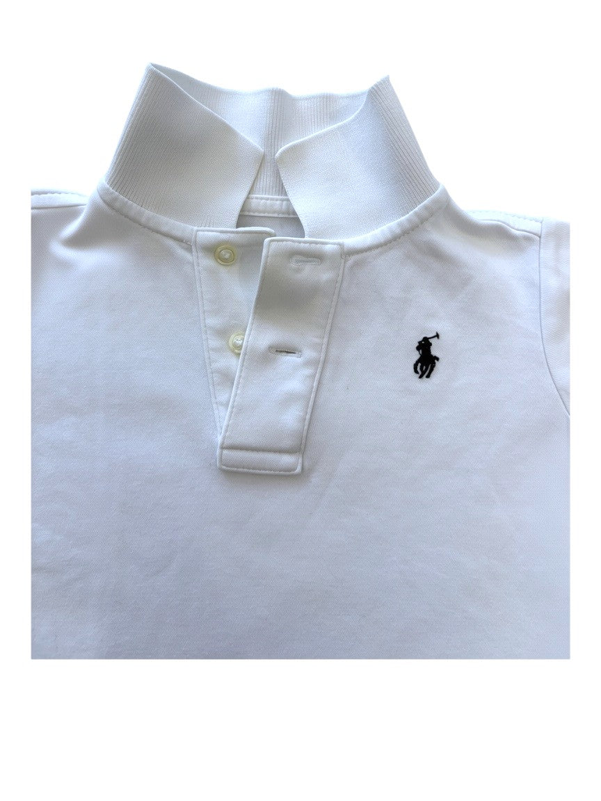 Ralph Lauren Boy White Polo Shirt, 9M