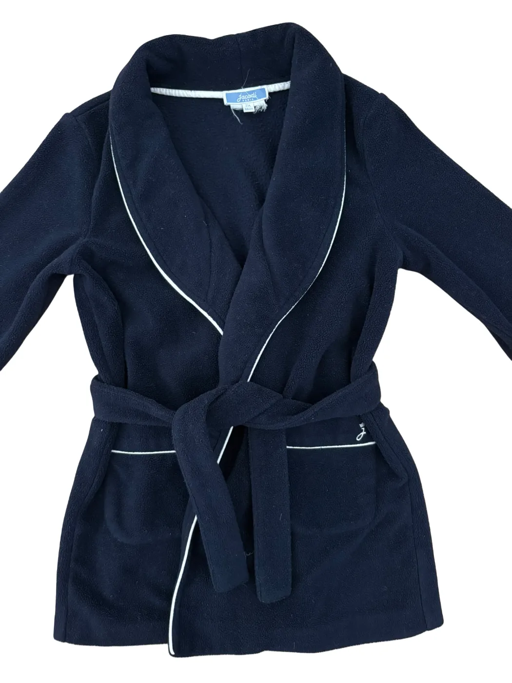 Jacadi Navy Bathrobe (2Y)