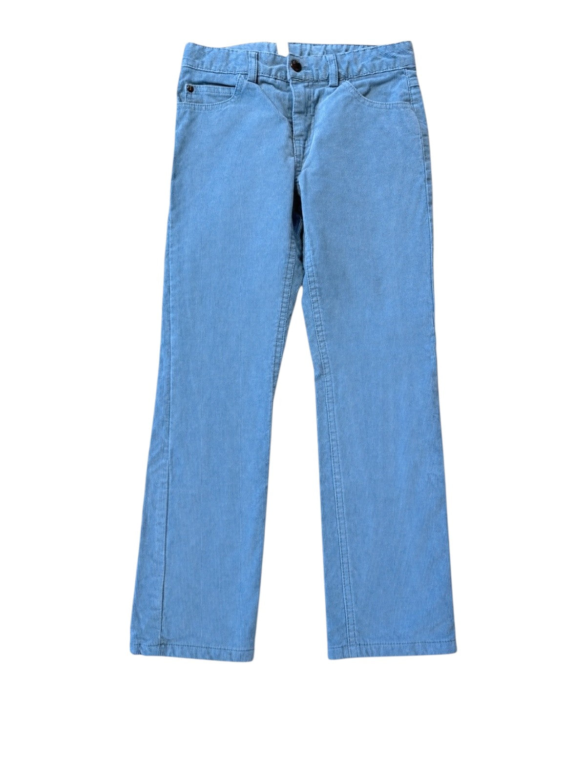 Jacadi Boy Light Blue Corduroy Pants, 8Y / 128 - second hand baby clothing